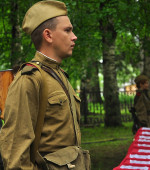 Торжественное захоронении солдат 7 Отдельной Армии, в рамках областного краеведческого слета "Родина моя - Вологодчина"